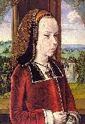 Master of Moulins Portrait of Margaret of Austria oil painting on canvas